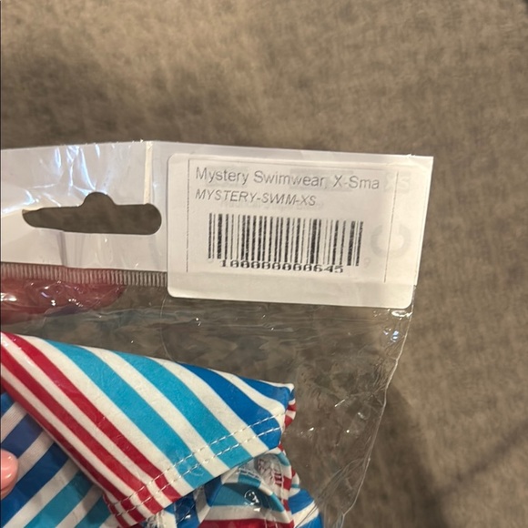 Andrew Christian • Men’s Striped Swim Briefs – Red, White & Blue, Size X S, NWT - Picture 4 of 4